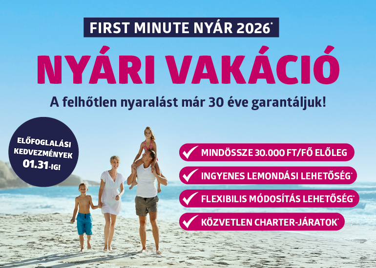 ELKEZDŐDÖTT A 2026 NYÁRI ELŐFOGLALÁS II. SZAKASZA