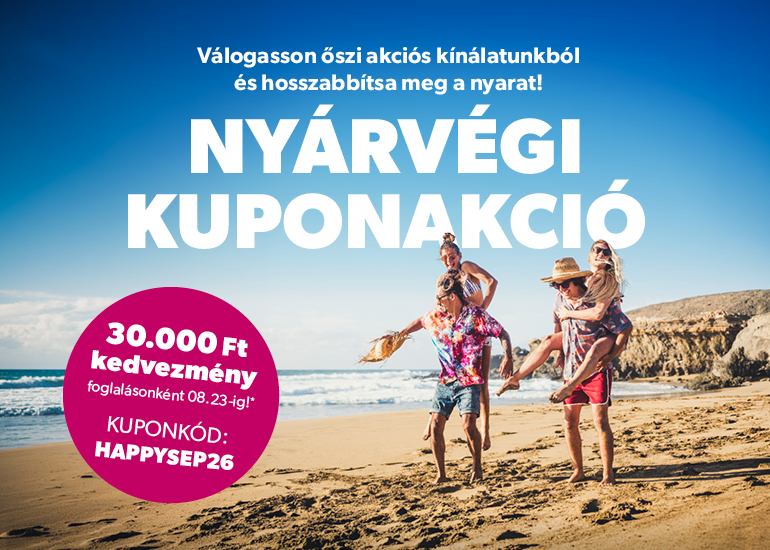 NYÁRVÉGI KUPONAKCIÓ