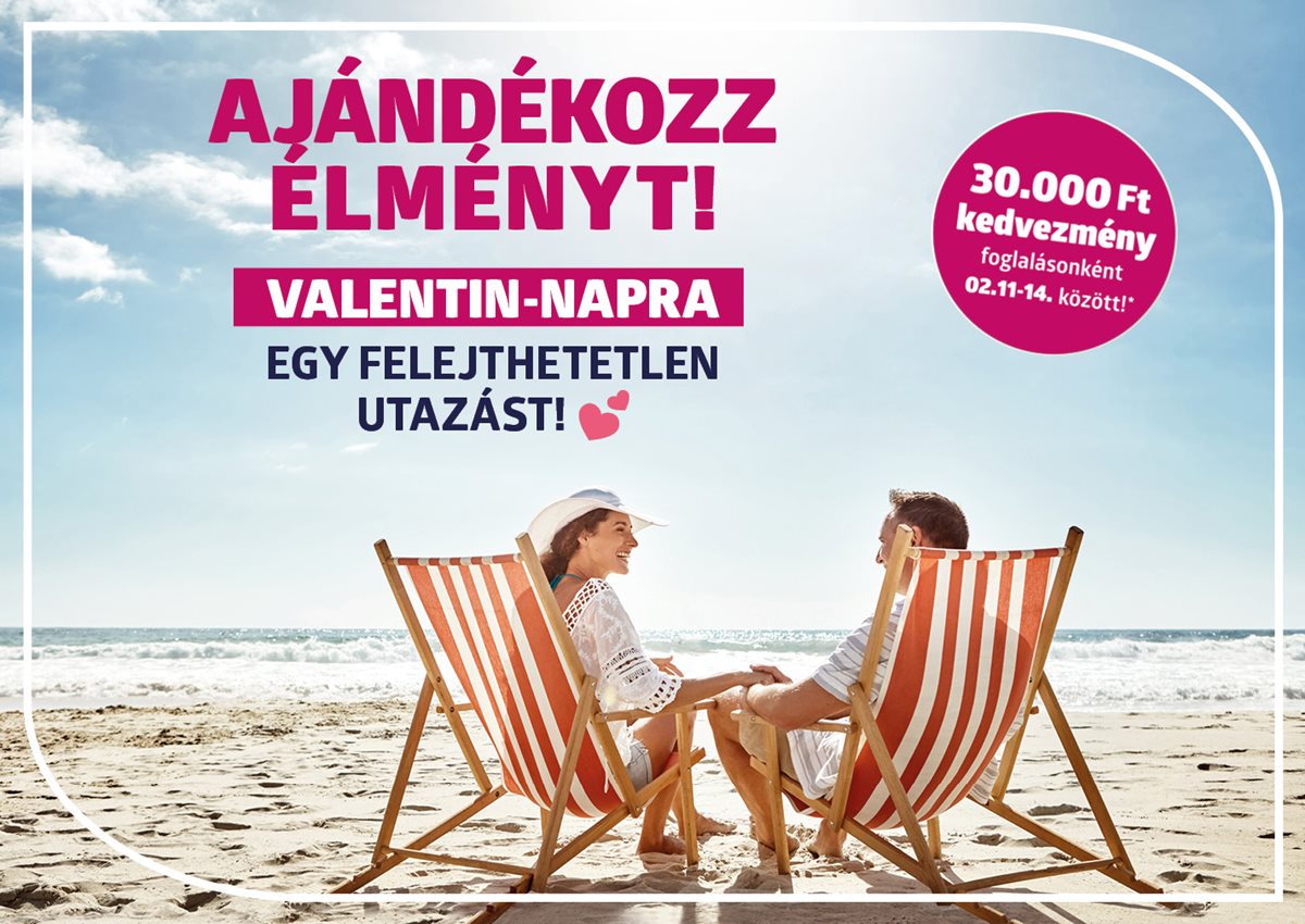 VALENTIN-NAPI KEDVEZMÉNY