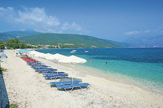 Ainos, kilátás a tengerpartról