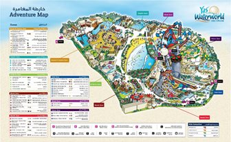 Plannek Yas WaterWorld, forrás: yaswaterworld.com