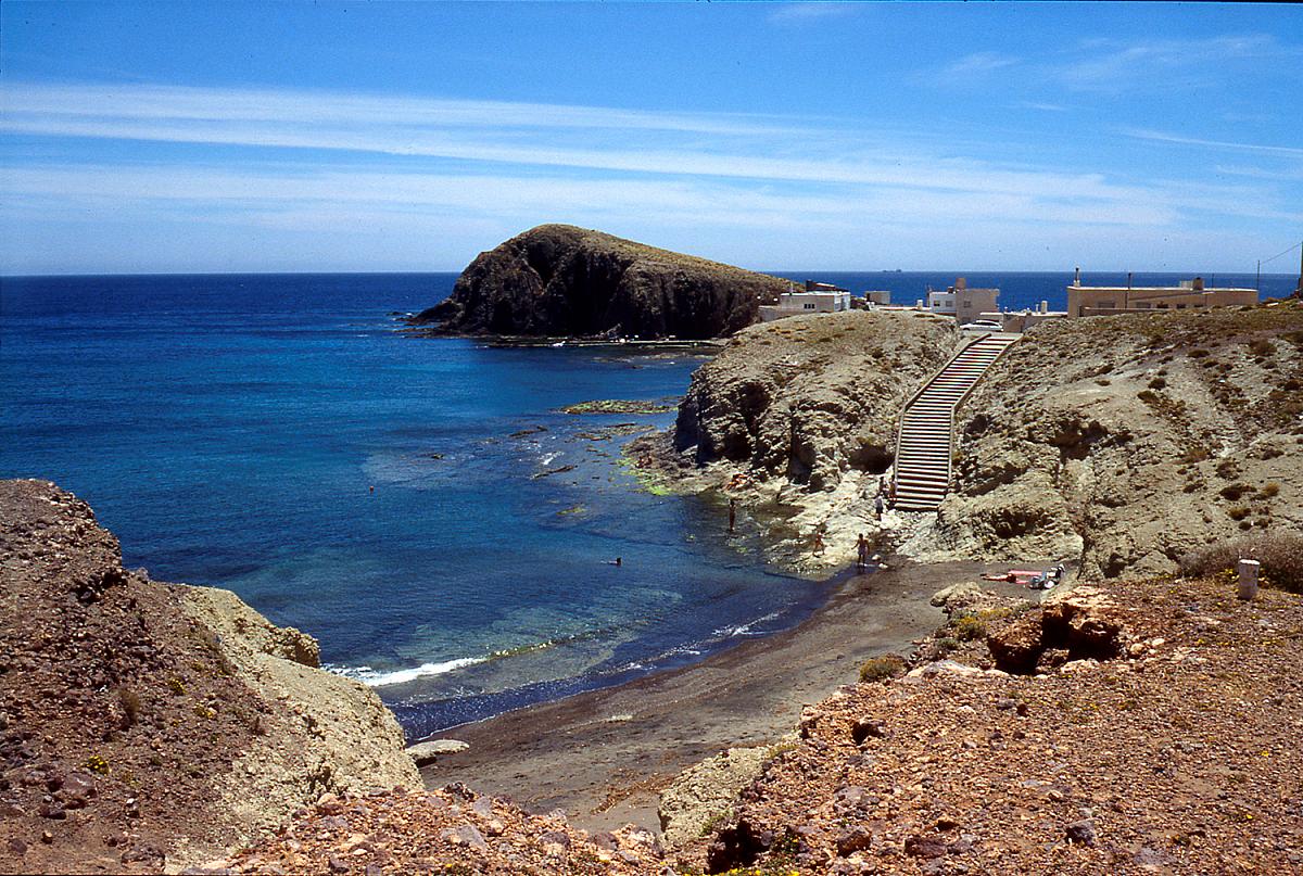 Almería calas nevű öble és Cabo de Gata strandja