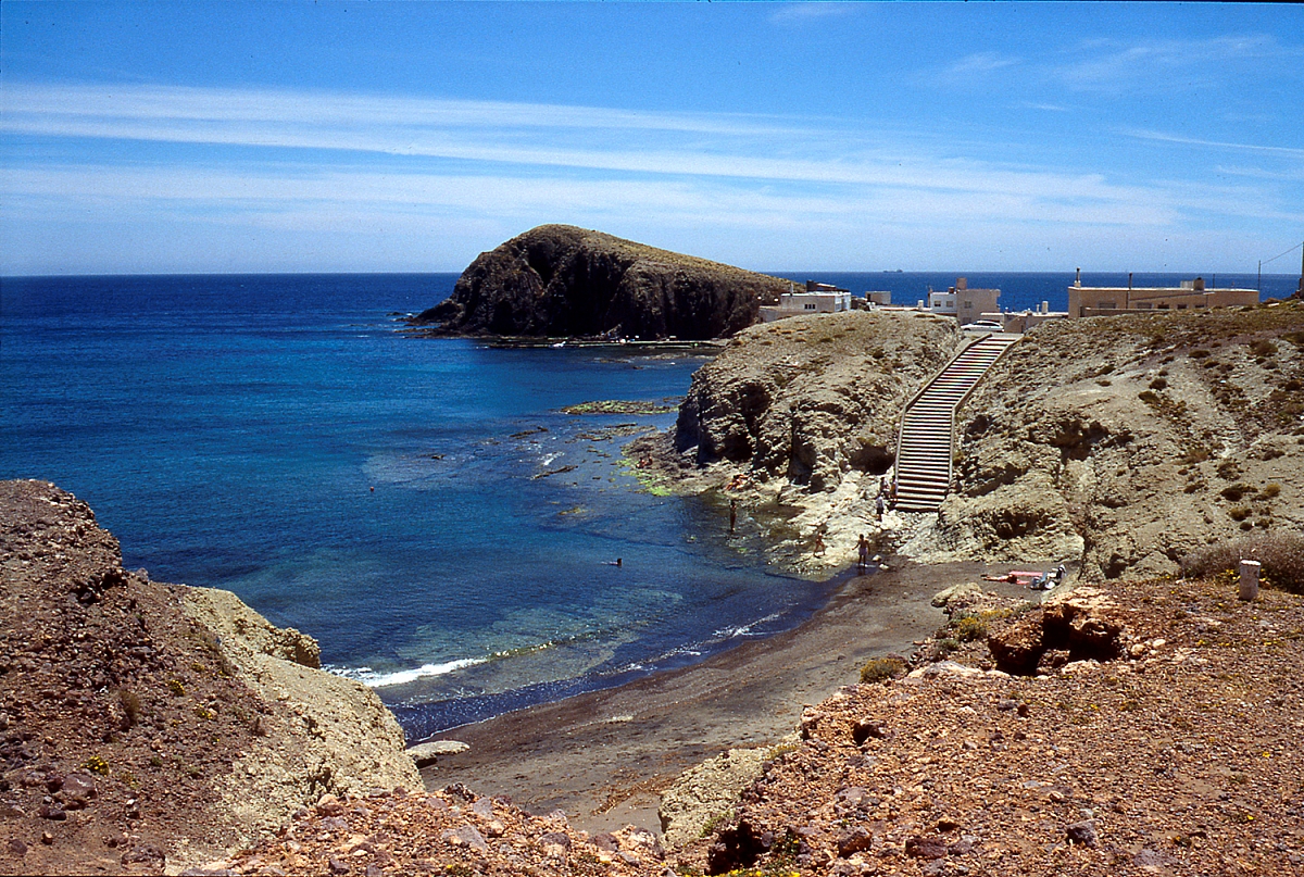 Almería öböl és strand Cabo de Gata-ban