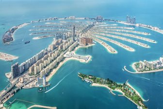 Palm Tower felhőkarcoló a Palm Jumeirah szívében